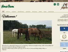 Tablet Screenshot of horsefarm.nu